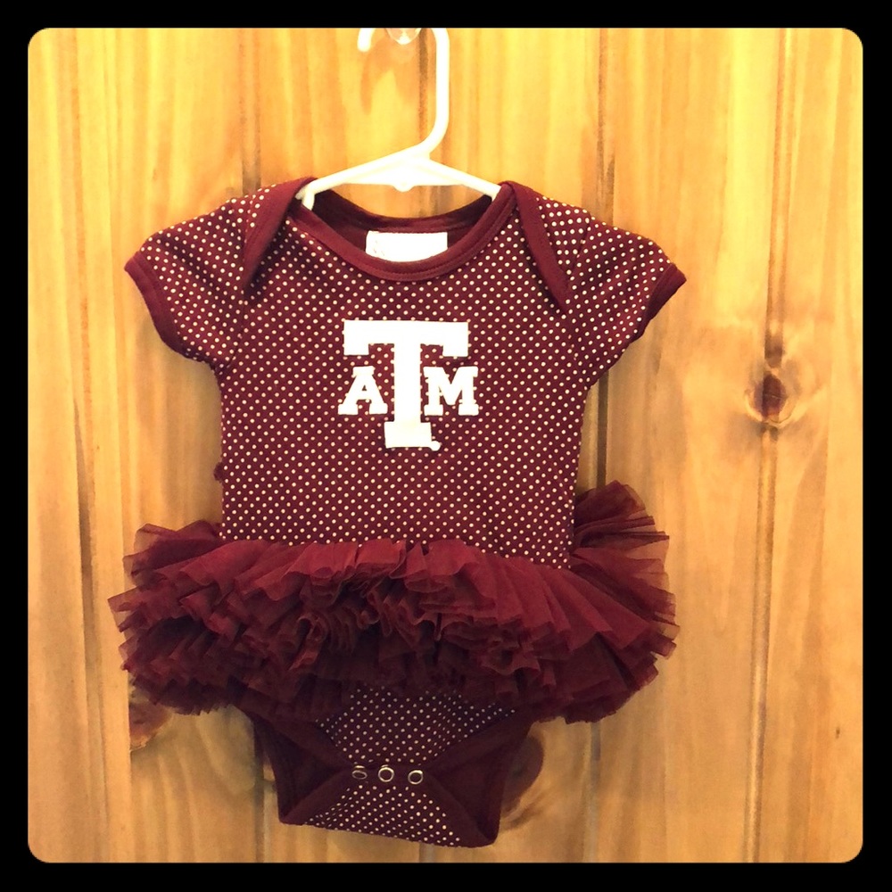 Texas A&M onesie with tutu!